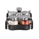 thumbnail image 2 of Fiudx Ofertas relámpago Tarro de condimento de vidrio de borosilicato alto Tarro doméstico que se puede girar Tarro de condimento completo, 2 of 5