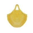 thumbnail image 2 of 2PCS Reusable Cotton Mesh Grocery Bags Foldable Long Handle Net Tote Bags for Farmers Market Shopping, Fruit and Vegetable Bags, 2 of 8