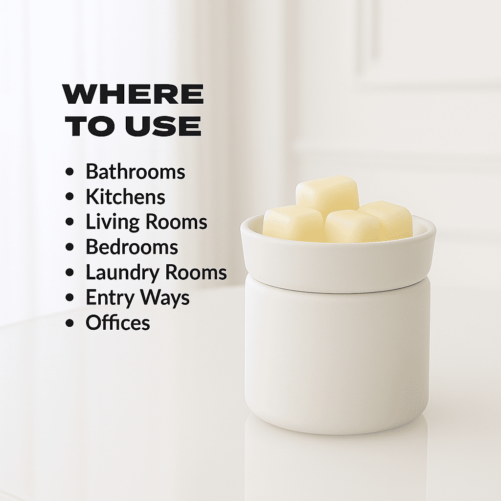 Luna Sense Cashmere Cuddles Wax Melts, Cozy Cashmere Vanilla Scent, Warm Creamy Fragrance, 3 Pack, 18 Cubes Total