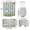 A, variant on Easter Bunny Easter Eggs Shower Curtain Floor Mat 4-piece Set Shower Curtain Toilet Seat Cover Floor Mat Waterproof Decor Spring Theme Home(A)
