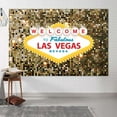 thumbnail image 5 of 7 x 5 ft Las Vegas Night City Party Photography Backdrop Welcome to Las Vegas Casino Poker Movie Themed Photo Gold Luxury Background Portraits Birthday Party Vacation Travel Photo Booth Prop, 5 of 5