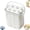 White, variant on Silicone Ice Stick Tray with Storage Caddy, 6/12 Cavity Long Cube Mold Set with Lid & Handle,Portable Popsicle Maker