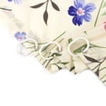 thumbnail image 6 of HVEST Country Wildflower Shower Curtain for Bathroom,Blue and Pink Floral with Green Leaf Plant on Beige Fabric Shower Curtain with Hooks,Spring Nature Bathroom Curtains Shower Set, 60x72 inches, 6 of 6