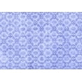 thumbnail image 1 of Ahgly Company Machine Washable Indoor Rectangle Persian Blue Traditional Area Rugs, 7' x 9', 1 of 4