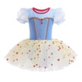 thumbnail image 1 of Disney Frozen Elsa Anna Niñas Tutu Vestido Cosplay Princesa Sirena Ariel Jasmine Belle Blancanieves Disfraz Niño Fiesta de cumpleaños Prom2T (Etiqueta 100) Gao Jinjia LED, 1 of 2