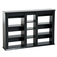Cd Dvd Storage Product Image Homcom Wall Mount Media Storage Shelf