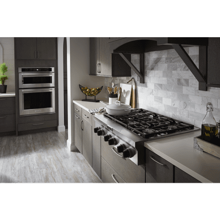 KitchenAid - 30" Single Electric Convection Wall Oven with Built-In Microwave - Stainless Steel