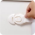 thumbnail image 3 of Cerradura de seguridad con cinta para cajón y puerta de armario alargada multifuncional para niños, cinturón de tela antipellizcos para bebés, cerradura de seguridad para bebés, 3 of 5