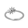 thumbnail image 3 of 925 Sterling Silver Oxidized Platinum Plated Here Comes The Sun Women Valentines Day Gifts Ring, 3 of 4