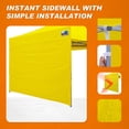 thumbnail image 5 of Eurmax Instant Sunwall for 10x10FT Pop up Canopy, 1 Pack Yellow Canopy Sidewall, 5 of 6