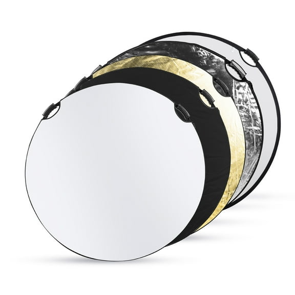 Glow 5-in-1 Collapsible Circular Reflector with Handles (52")