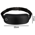 thumbnail image 2 of Fanny Packs for Women Men ，Water Resistant ,Money Belt，for Travelling Hiking Jogging Running - black, 2 of 5