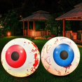 thumbnail image 3 of 2025 Halloween Inflatable Eyeball, Rechargeable Eyeball Balloons With Remote Controlled LED Lighted Decorations, Perfect Outdoor Halloween Decor For Y, 3 of 5