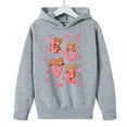 thumbnail image 4 of Xdegoge Girls Love Bears Printed Hoodie Cute Valentine’S Sweatshirt for Kids, Funny & Festive Pullover Long Sleeve Sweatshirts with Hood, 4 of 8