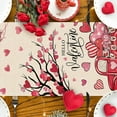 thumbnail image 6 of Cheapark Colorful Valentine’s Day Table Runner - 4 Sizes Available, Restaurant/Living Room Tabletop Decor, Elevates Wedding Anniversary Party Ambience with Rich Tones, 6 of 6
