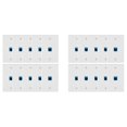 thumbnail image 1 of 20 Pieces Ethernet Wall Outlet Plate Cat6 Rj45 Wall Plate Jack Female To Female Ethernet Inline Cou, 1 of 5