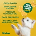 thumbnail image 5 of NATOO Biscuits for Small Dogs & Puppies Crunchy Dog Treats, Sweet Potato & Pumpkin Healthy Natural Canine Biscuits, Rich in Omega 6, Prebiotics & Fibers, Antioxidants for Immunity (8 oz), 5 of 8