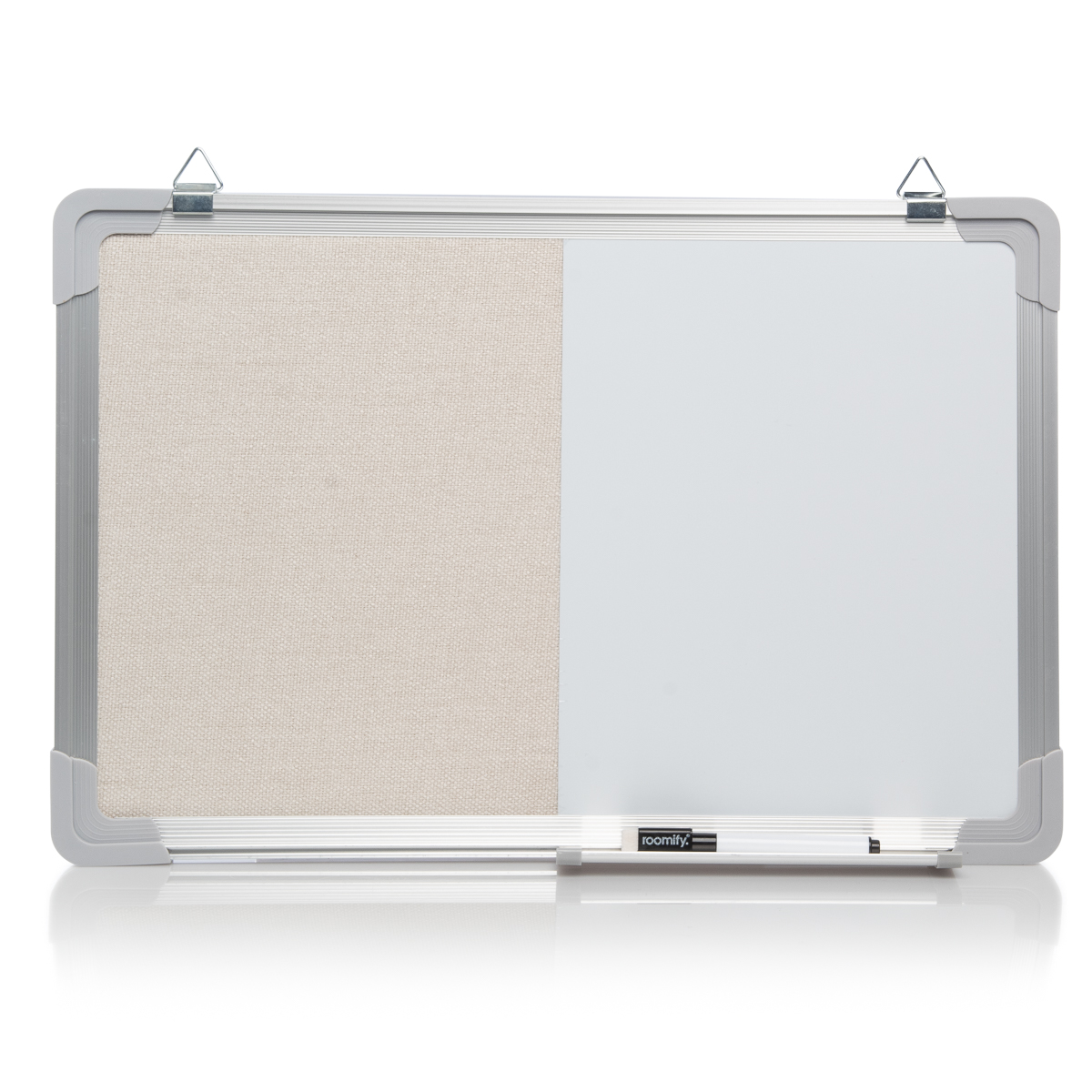 Roomify Combination Bulletin Whiteboard Magnetic Dry Erase Board 