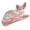 Pink kitten, variant on Aellinatey Cute Cats/Dog Shape Hair Claw Delicate Jaw Clip for Woman Makeup Skincare Use