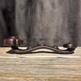 thumbnail image 1 of Ebony carved Ruyi ornament, solid wood Ruyi rosewood handicraft, home decoration, entryway decoration, gift., 1 of 4