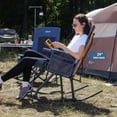 thumbnail image 3 of PORTAL Oversized Rocking Camping Chair, Portable Outdoor Rocker with High Back Hard Armrests, Supports 400 lbs,Blue, 3 of 7