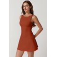 thumbnail image 3 of Vestido deportivo QINSEN sin mangas para mujer Tennis Brick Red S, 3 of 6