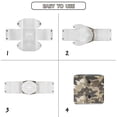 thumbnail image 6 of COEQINE Facial Tissue Box Holder PU Leather Creative Cube Tissue Holder Organizer Space Saving for Living Room, Kitchen, Office, Car, RV, Outdoor Tent, Brown Camouflage Camo, 6 of 7