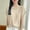 Khaki, variant on Summer T-shirts for Women, ZHUGeLI Fashion Women's Casual Solid Color Short Sleeve Round-Neck Blouses Shirts