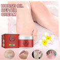 thumbnail image 4 of Crema para pies con aceite de caballo para otoño e invierno, crema hidratante antiagrietada, crema exfoliante para pies | 3117444367075,30 g, 4 of 5
