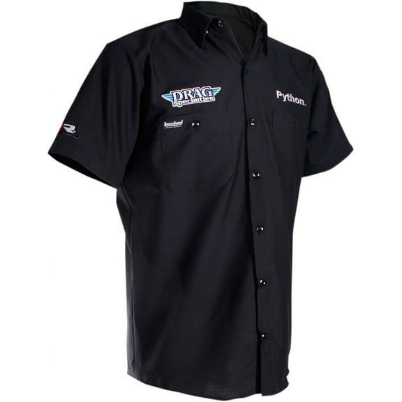 Short-Sleeve Shop Shirt (Black, Small)