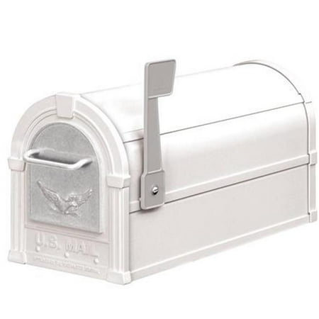 UPC 696732005484 product image for Salsbury 4855E-WHS Post-Mount Eagle Rural Mailbox | upcitemdb.com
