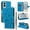 Blue, variant on Allytechgroup for Samsung Galaxy S25 Edge Case Folio Stand Magnetic Closure Wallet Case with Cash Slots Card Pocket Wrist Strap Embossed Flower Cat PU Leather Soft TPU Back Shockproof Cover, Gray