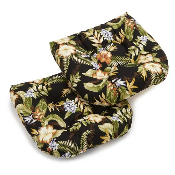 Blazing Needles 19 x 19 in. Patio Chair Cushion - Set of 2