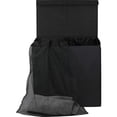 thumbnail image 4 of Cesta de ropa sucia doble Apuakthei con tapa y bolsas de ropa sucia extraíbles, color negro, 4 of 5