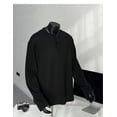 thumbnail image 4 of CHGBMOK Men's T-shirts Stand Up Collar Thick Velvet Inner Layer T-shirt Base Long Sleeved T-shirt Long Sleeved Round Neck Top/Shirt,Sizes M-3XL, 4 of 5