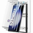 thumbnail image 1 of wonima11 AACL 3D Curved Tempered Glass for Samsung Galaxy S23 Ultra Screen Protector, 9H Glass for S23 Ultra 5G, Scratch Proof, Easy Installation Frame, Bubble Free, Case Friendly [3 Pack], 1 of 1