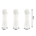 thumbnail image 5 of Joernso 1 Pair Dishwashing Gloves High Toughness Wear Resistant Rubber All-Purpose Long Cuff Dishwashing Cleaning Gloves for Home, 5 of 8
