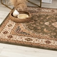 thumbnail image 5 of Rug Branch Majestic Traditional Persian Green Beige Indoor Area Rug - 6'6" X 9'4", 5 of 5