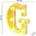 thumbnail image 2 of Morttic LED Marquee Letter Lights Alphabet Light Up Sign for Wedding Home Party Bar DIY Decoration - G, 2 of 9