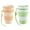 Green & Yellow, variant on 2 Pack Collapsible Silicone Travel Coffee Cups, Leak Proof Flip Lid Foldable Water Mug with Carry Lanyard, Portable Heat Insulation Reusable Cup for Camping Hiking Outdoor Travel Daily Commute