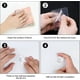 thumbnail image 4 of Magic Hooks, Transparent Self-adhesive , Removable Without Nails Heavy Duty Sticky Hooks For Kitchen, Bathroom, Door Wall,10 Pack Black Gyg8-01, 4 of 5