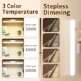 thumbnail image 2 of LED Desk Lamp USB Rechargeable Stepless Dimming LED Light Hanging Magnetic Bedroom Cabinet Mirror Lampara Reading Night Light, 2 of 5