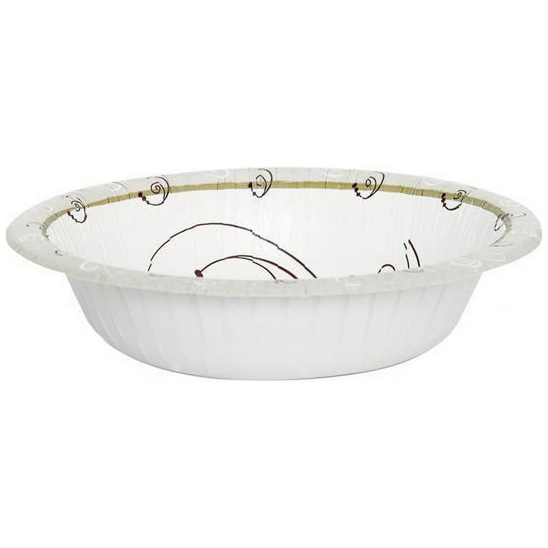 Symphony Paper Dinnerware, Heavyweight Bowl, 12 oz, Tan, 125/Pack