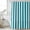 Turquoise, variant on Teal Striped Waterproof Shower Curtain, Stall 36"x72" Washable Polyester Fabric Shower Curtains for Bathroom, Simple Art Vertical Stripe Farmhouse Decorative Bathtub Curtain Sets with Hooks