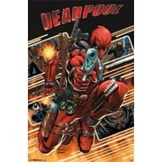 Deadpool Attack Marvel Superhero Antihero Art Poster 22" x 34"