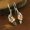 3# Flower-2, variant on 2Pcs Bohemian Sun And Moon Imitate Moonstone Dangle Drop Hook Earrings-1#