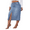 Light Blue, variant on LYMAYTER Women Vintage Denim Skirt Mid-Length Split Hem A-Line Casual Classic for Jean Skirt S-2XL