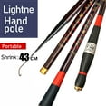 thumbnail image 5 of SuperHard Carbon Fiber Ultralight Portable Telescopic Fishing Rod Stream Hand Pole Carp Feeder Fishing Tackle 3.0M, 5 of 8