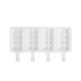 thumbnail image 4 of Silicone Ice Mold 4-Cavity Reusable Popsicle Mold for DIY Ice Lolly Dessert Chocolate, 4 of 9