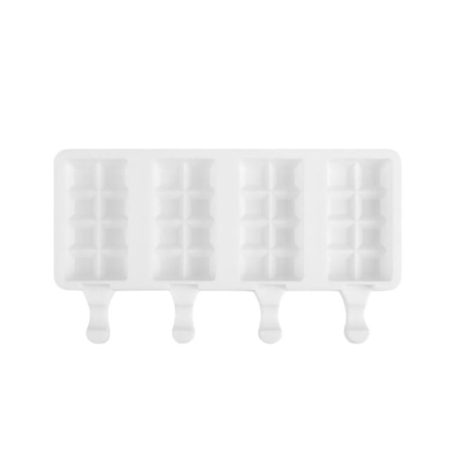 Molde De Silicona Para Hielo, Molde Reutilizable Para Paletas De 4 Cavidades Para Diy, Helado, Postre, Chocolate matsuzay HA035350-00